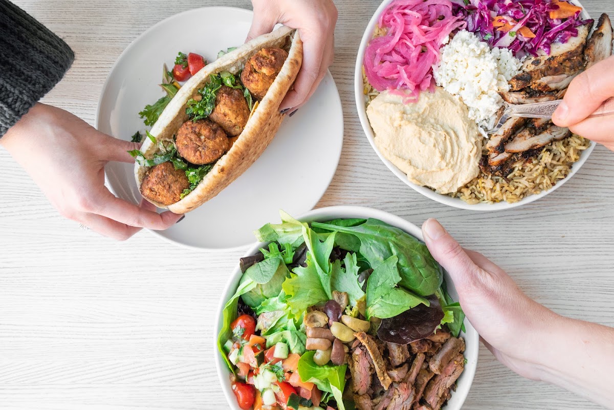 Roti Mediterranean Bowls. Salads. Wraps